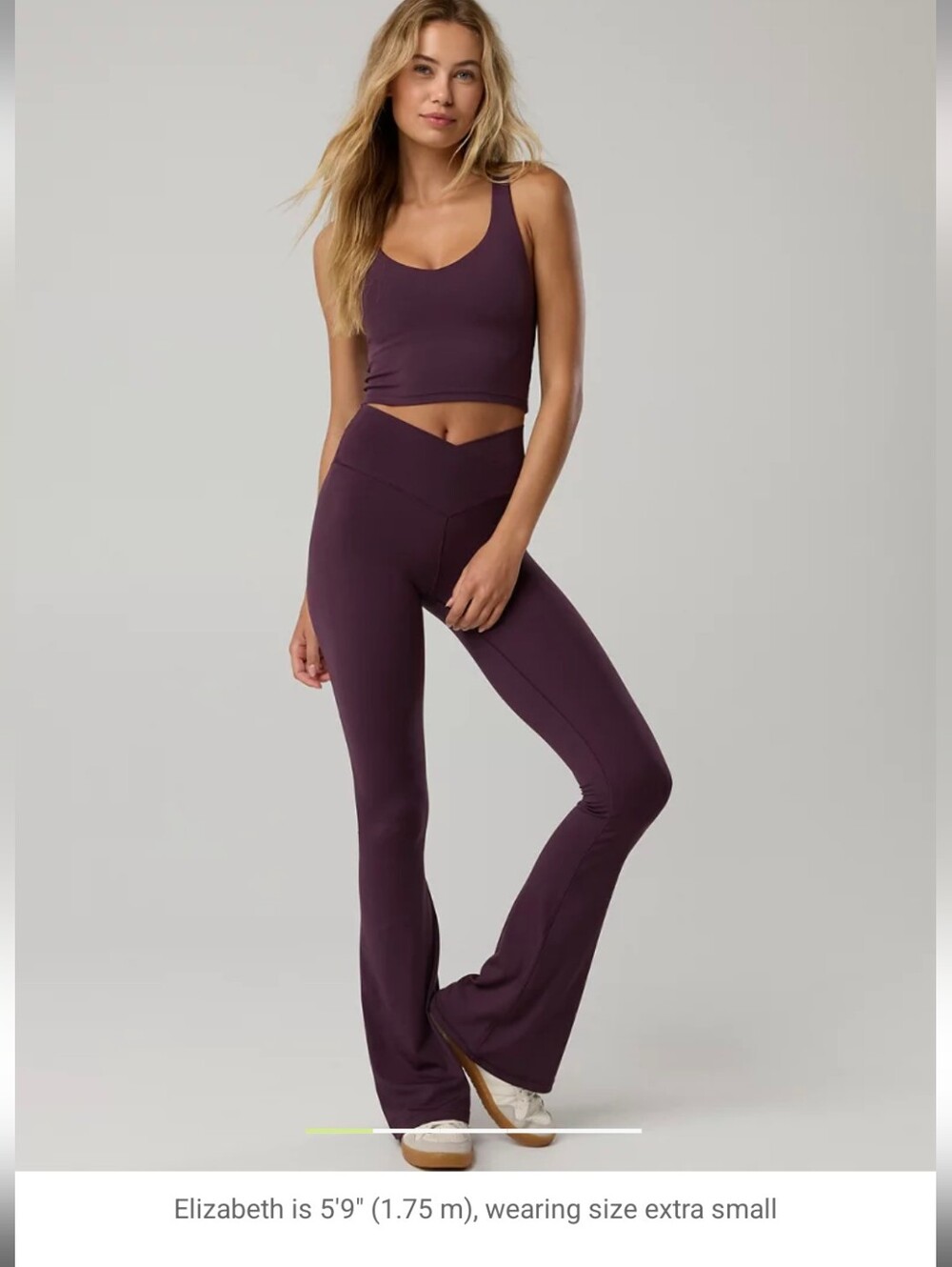 Offline By Aerie Real Me High Waisted Crossover Flare Legging